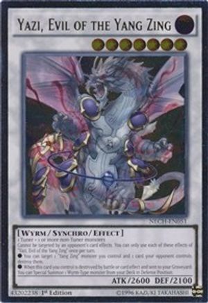 Yazi, Evil of the Yang Zing (UTR) (NECH-EN051) - The New Challengers Unlimited