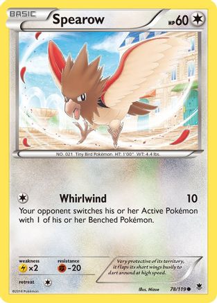 Spearow 78/119 - Reverse Holofoil