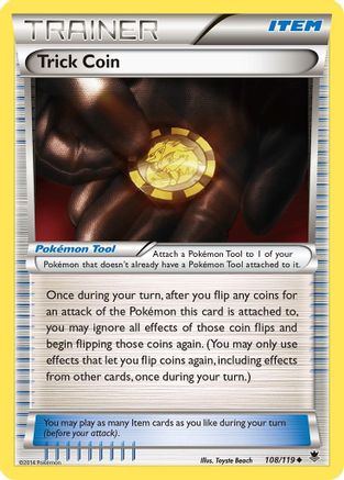 Trick Coin 108/119 - Reverse Holofoil