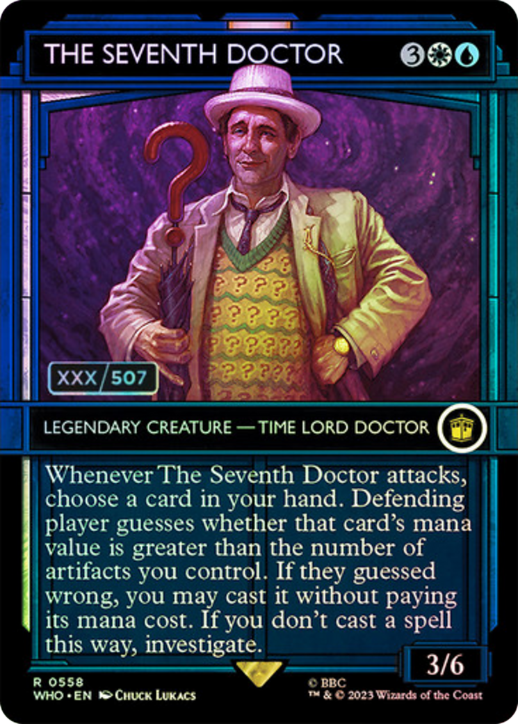 The Seventh Doctor (WHO-558Z) - : (Showcase) (Borderless) Foil