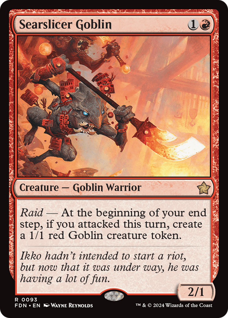 Searslicer Goblin (FDN-093) -  Foil