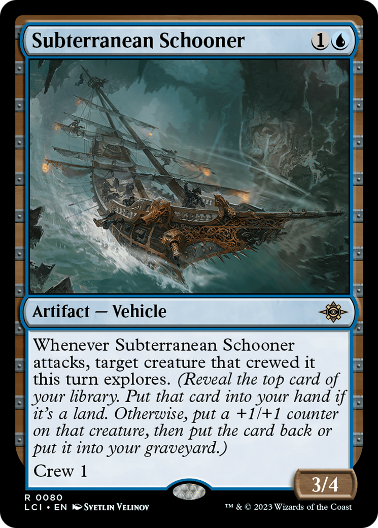 Subterranean Schooner (LCI-080) -  Foil