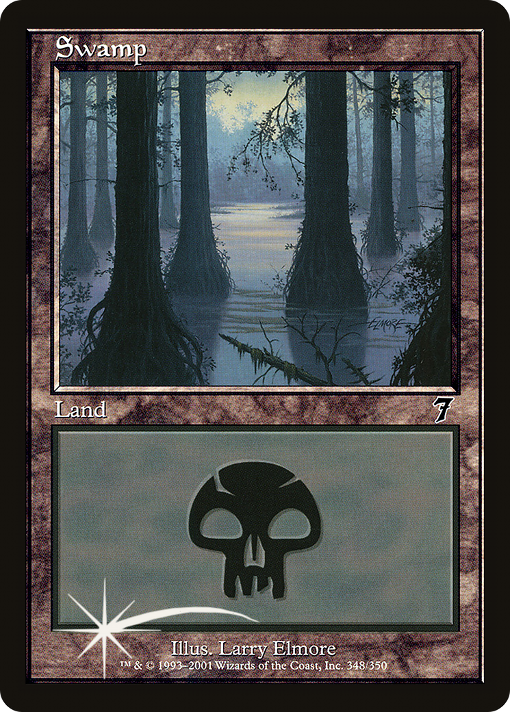 Swamp (7ED-348★) -  Foil