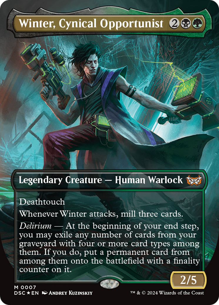 Winter, Cynical Opportunist (DSC-007) -  (Borderless)