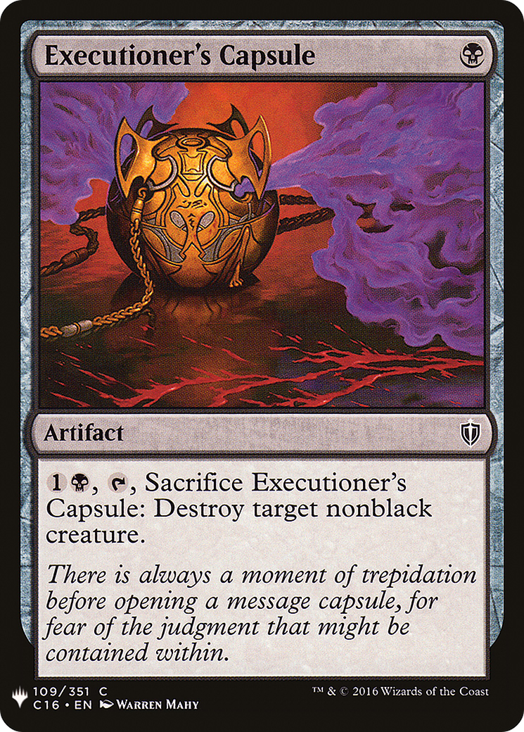 Executioner's Capsule (LIST-C16-109) -