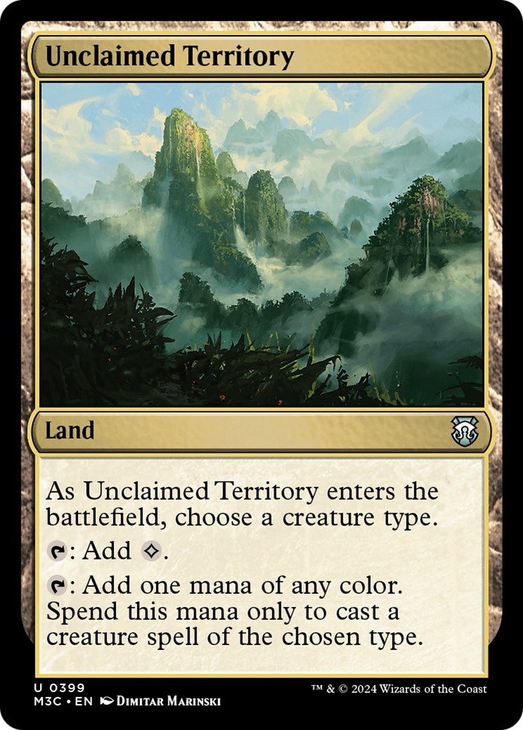 Unclaimed Territory (M3C-399) -  Foil