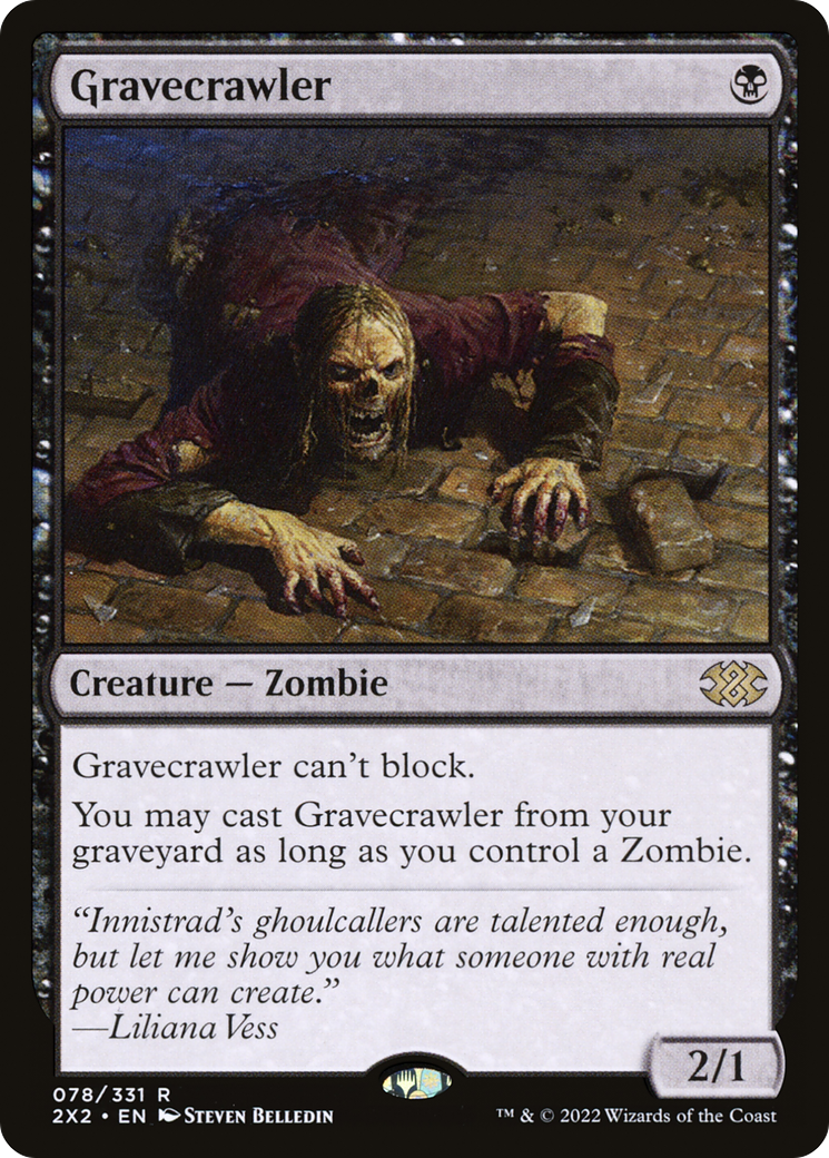 Gravecrawler (2X2-078) -  Foil