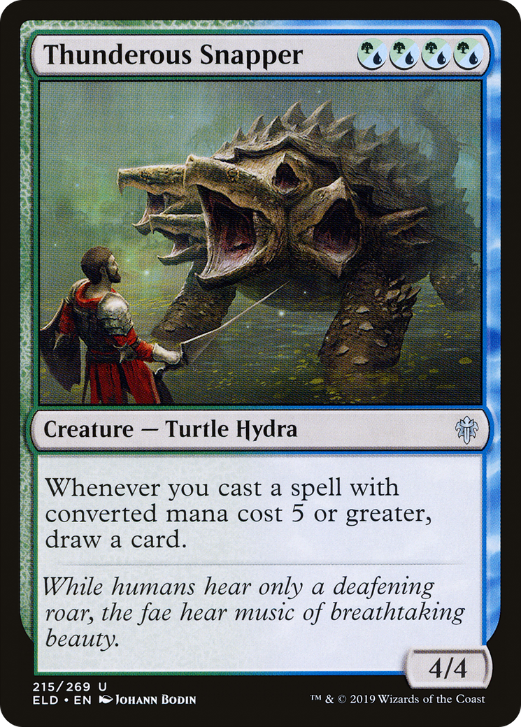 Thunderous Snapper (ELD-215) -  Foil