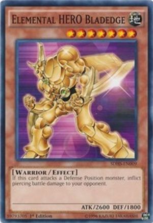 Elemental HERO Bladedge (SDHS-EN009) - Structure Deck: HERO Strike Unlimited