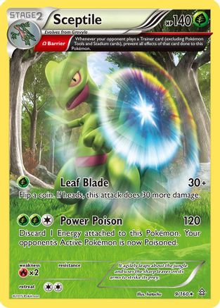 Sceptile (Omega) 9/160 - Holofoil