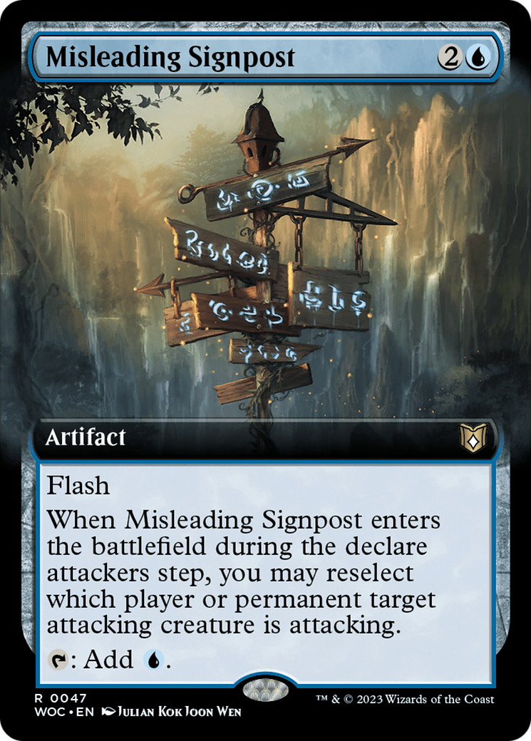 Misleading Signpost (WOC-047) - : (Extended Art)