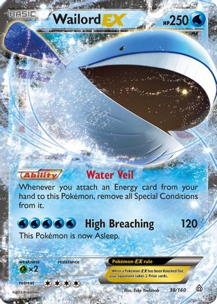 Wailord EX 38/160 - Holofoil