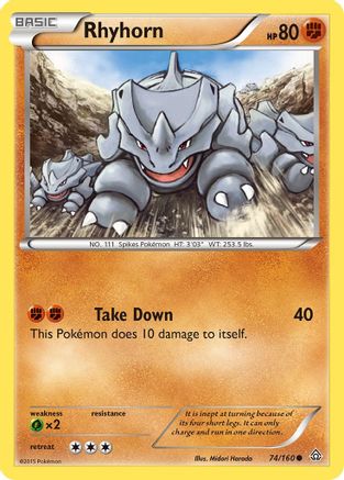 Rhyhorn 74/160 -