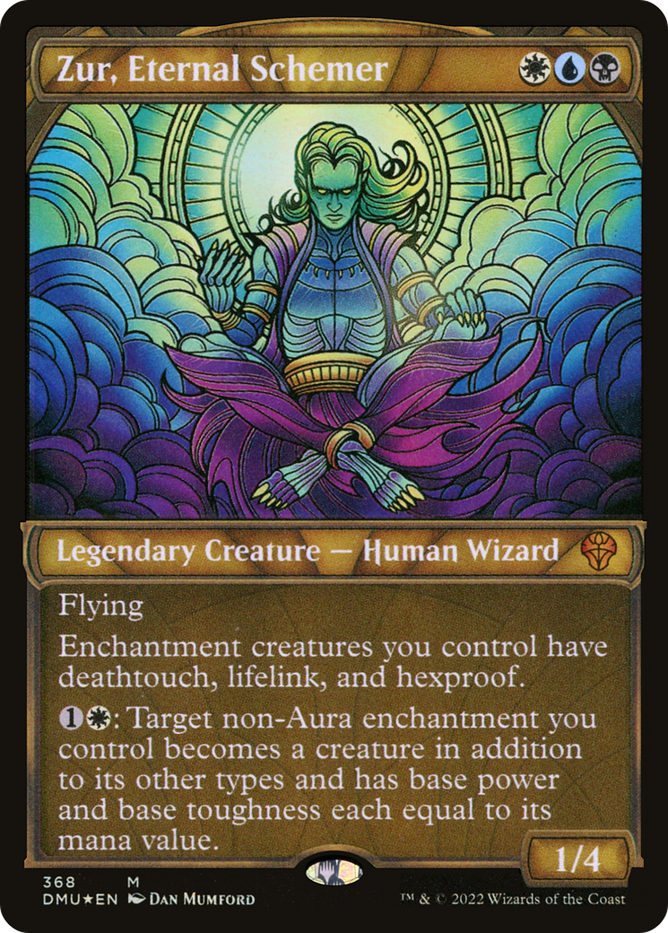 Zur, Eternal Schemer (DMU-368) - : (Showcase) Foil