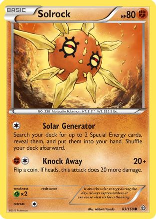 Solrock 83/160 - Reverse Holofoil