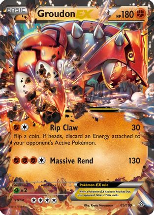 Groudon EX 85/160 - Holofoil