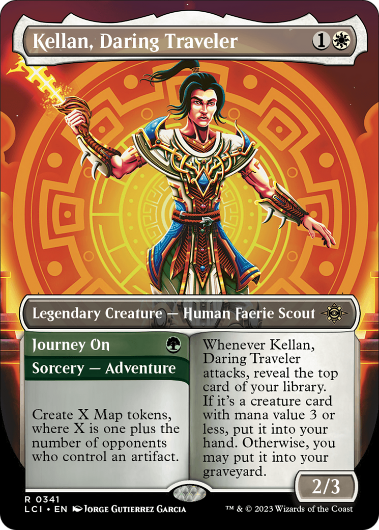 Kellan, Daring Traveler // Journey On (LCI-341) -  (Borderless) Foil