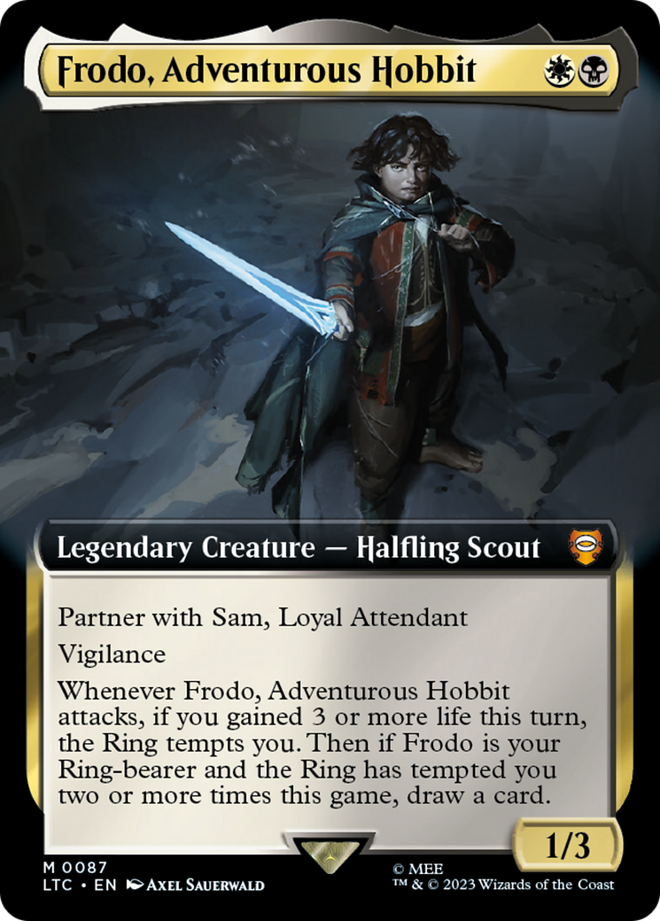 Frodo, Adventurous Hobbit (LTC-087) - : (Extended Art) Foil