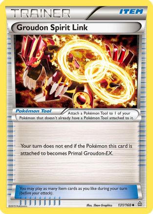 Groudon Spirit Link 131/160 - Reverse Holofoil