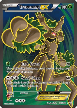 Trevenant EX (145 Full Art) 145/160 - Holofoil