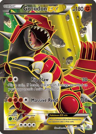 Groudon EX (150 Full Art) 150/160 - Holofoil