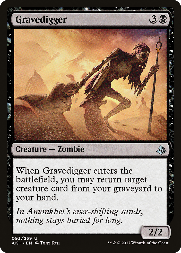 Gravedigger (AKH-093) -  Foil