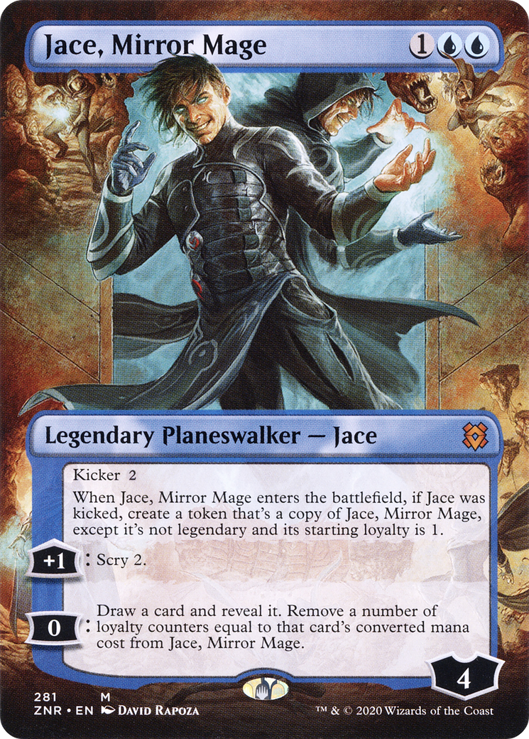 Jace, Mirror Mage (ZNR-281) -  (Borderless)