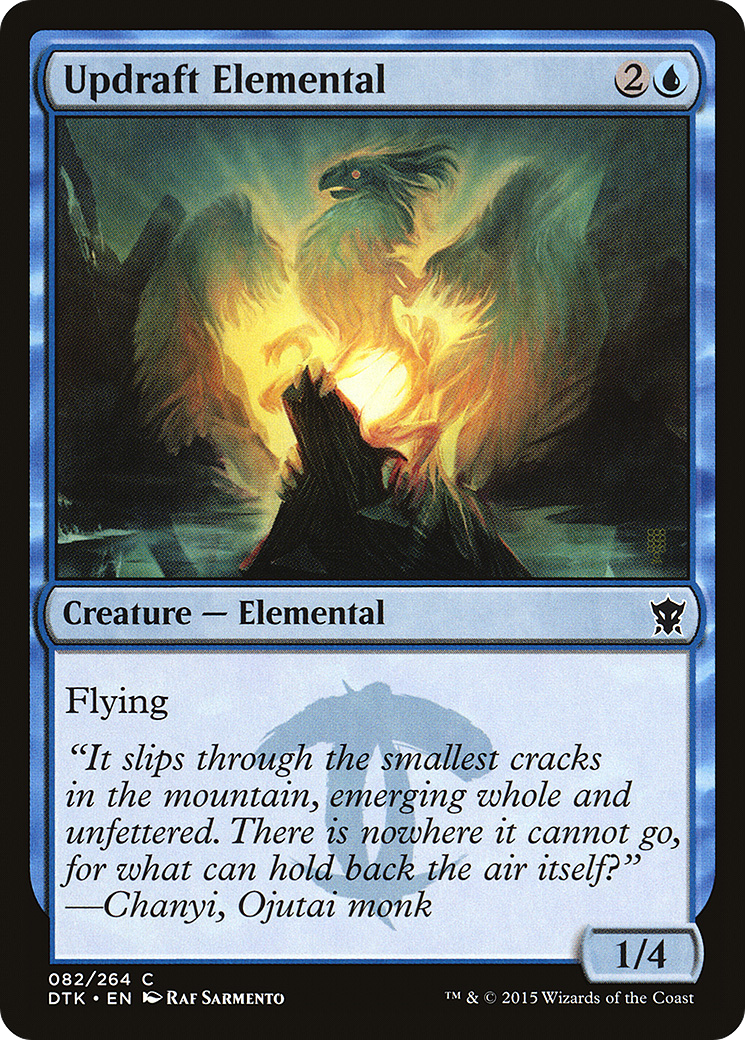 Updraft Elemental (DTK-082) -  Foil