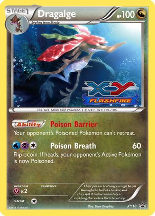 Dragalge - XY10 (Prerelease) XY10/211 - Holofoil