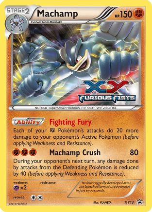 Machamp - XY13 (Prerelease) XY13/211 - Holofoil