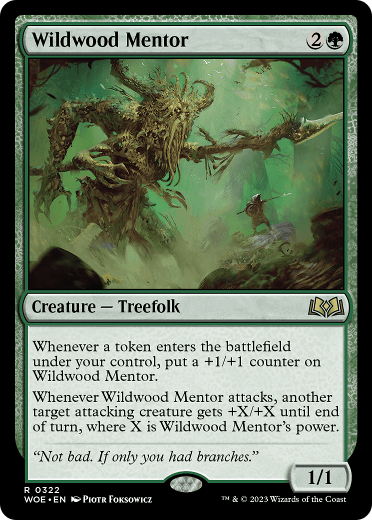 Wildwood Mentor (WOE-322) -  Foil