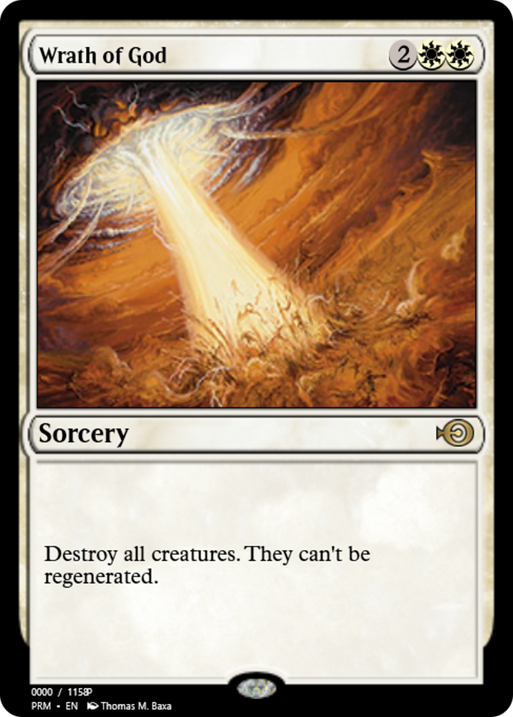 Wrath of God (PRM-82882) -  Foil