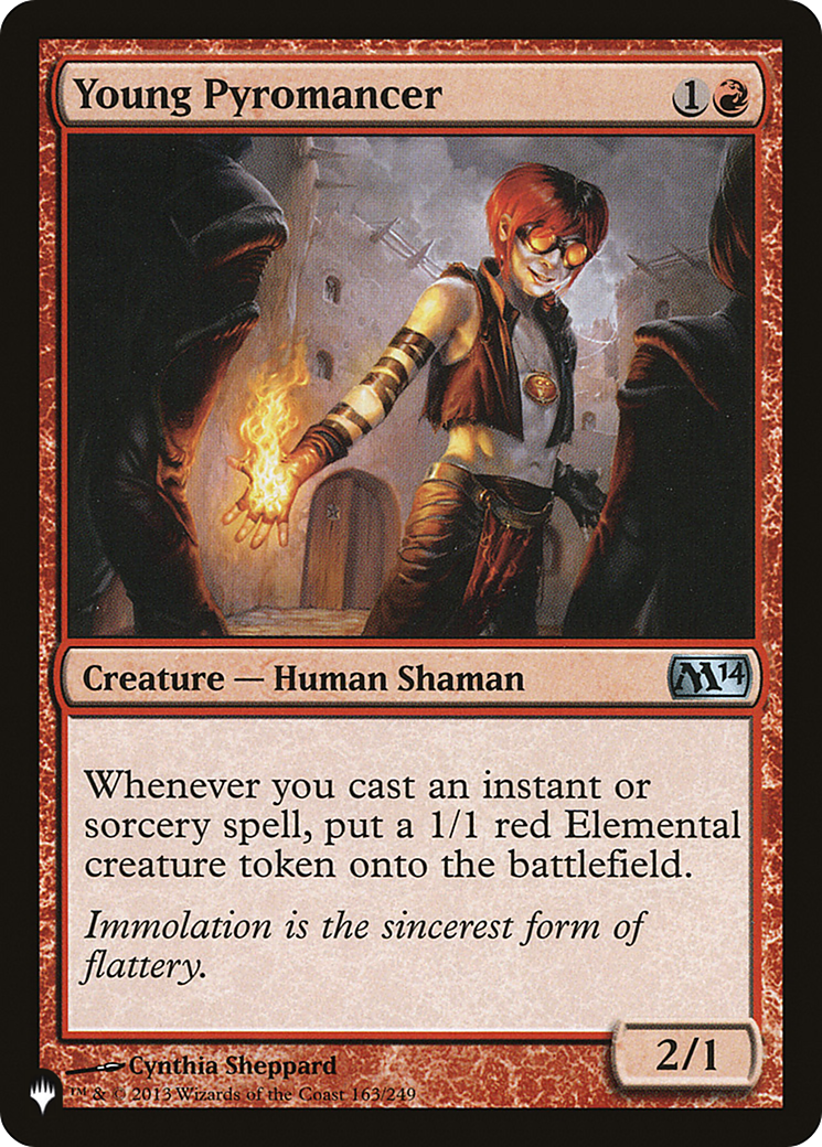 Young Pyromancer (LIST-M14-163) -