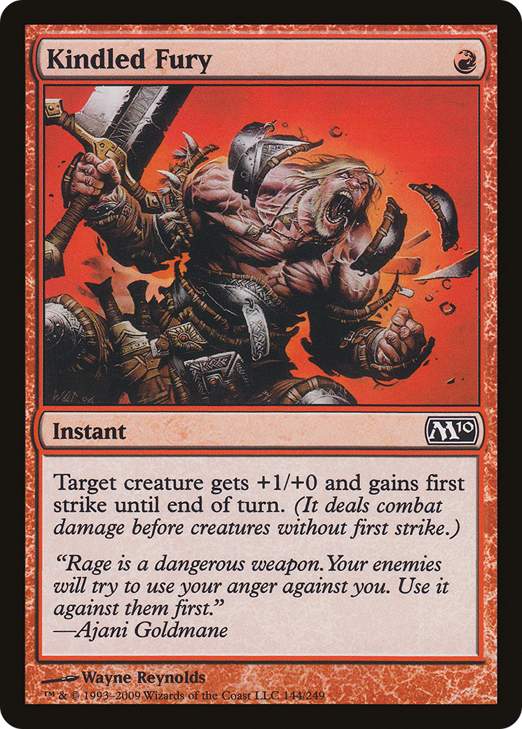 Kindled Fury (M10-144) -  Foil