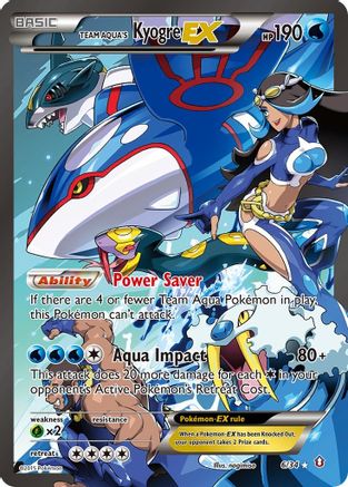 Team Aqua's Kyogre EX 6/34 - Holofoil