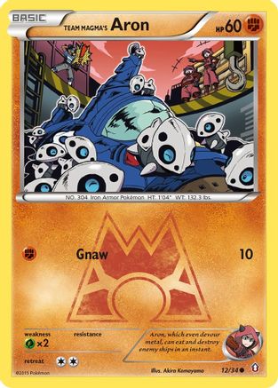 Team Magma's Aron 12/34 -