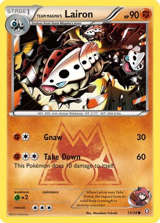 Team Magma's Lairon 13/34 -