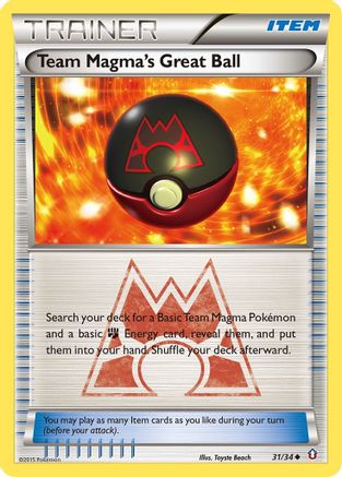 Team Magma's Great Ball 31/34 -