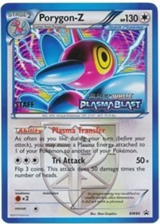 Porygon-Z (Team Plasma) - BW84 (Prerelease) [Staff] BW84 - Holofoil