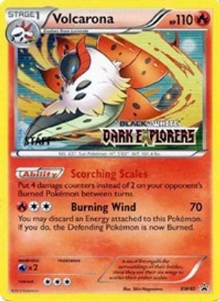 Volcarona - BW40 (Prerelease) [Staff] BW40 - Holofoil