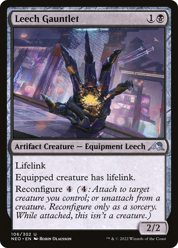 Leech Gauntlet (NEO-106) -  Foil