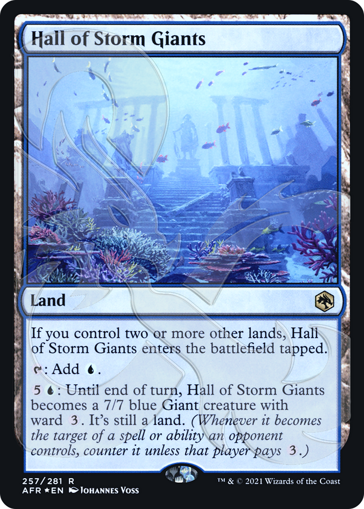 Hall of Storm Giants (AFR&-257A) -  Foil