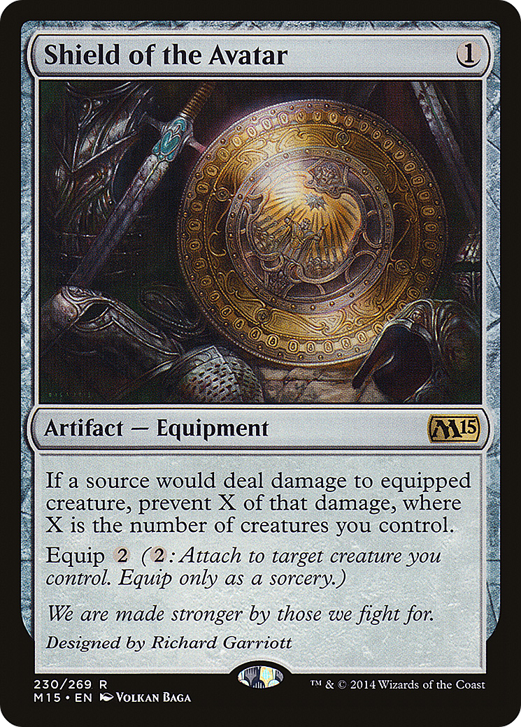 Shield of the Avatar (M15-230) -  Foil