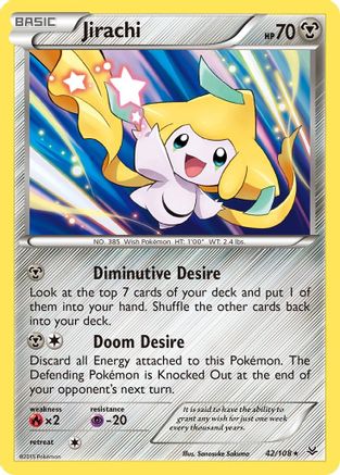 Jirachi 42/108 - Holofoil