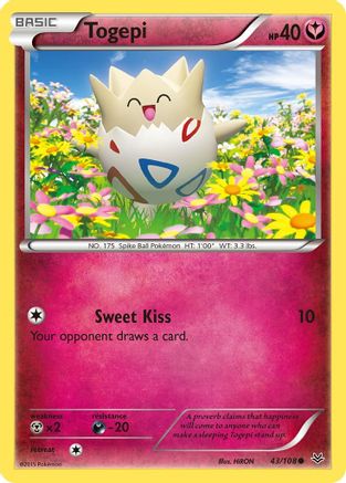 Togepi 43/108 - Reverse Holofoil