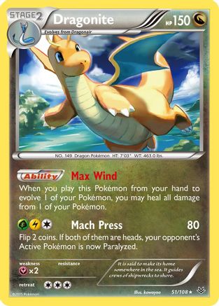 Dragonite (51) 51/108 -