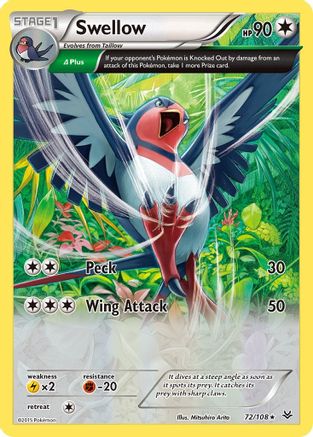 Swellow (72 Delta) 72/108 - Reverse Holofoil