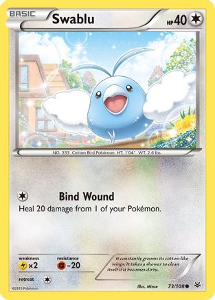 Swablu 73/108 - Reverse Holofoil