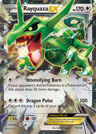 Rayquaza EX (75) 75/108 - Holofoil