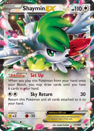 Shaymin EX 77/108 - Holofoil